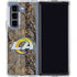 NFL Los Angeles Rams Realtree AP Camo Galaxy Z Fold5 5G Clear Case